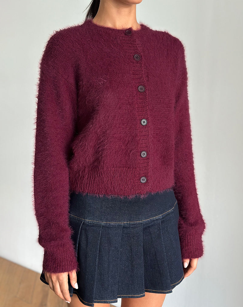 Wool zip front cardigan | Sweaters & Shirts | Karl Lagerfeld