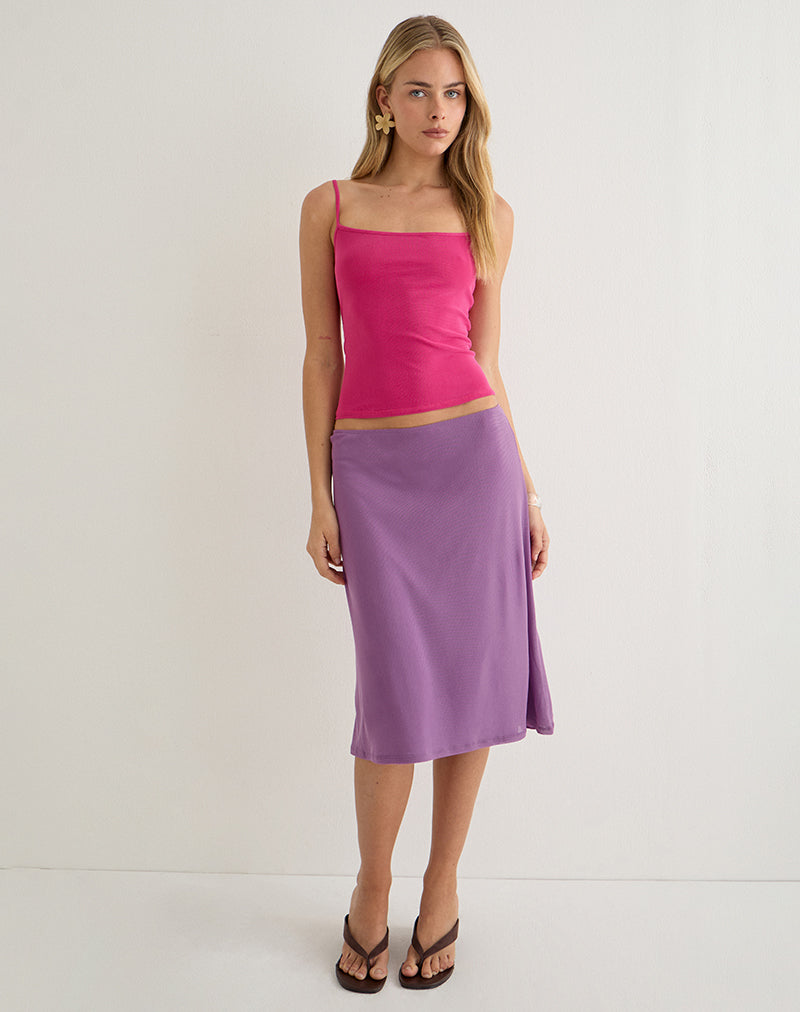 Purple Mesh Midi Skirt | Laykha – motelrocks-com-us