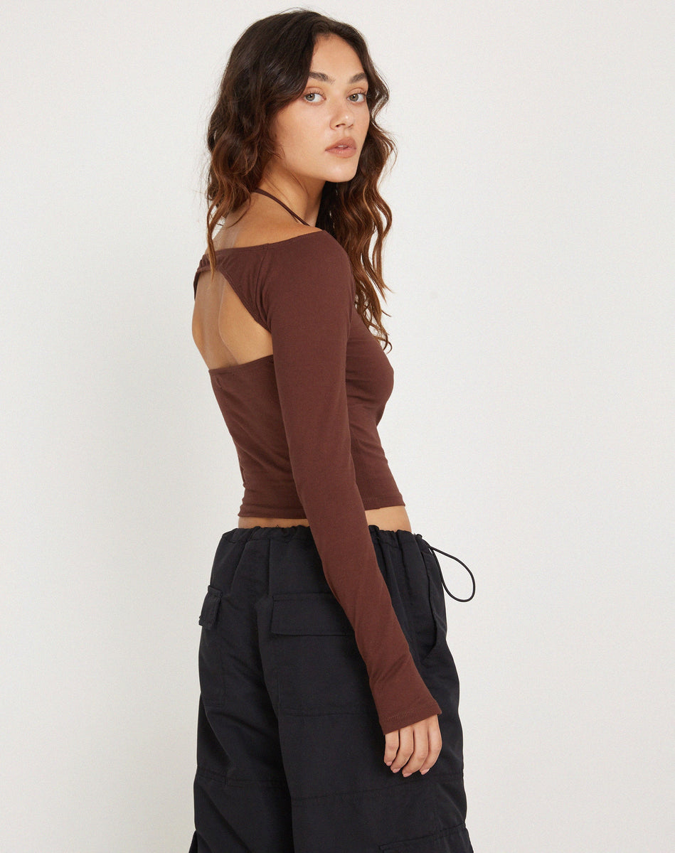 Jara Top - Brown