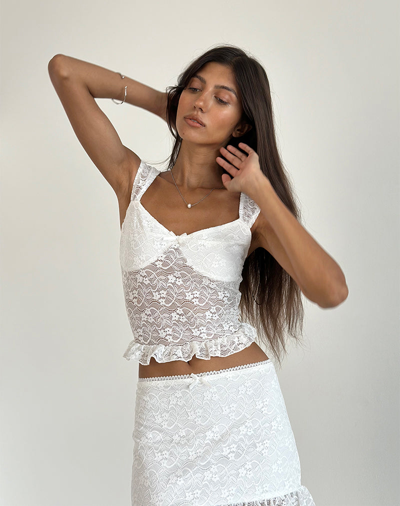 Ivory Lace Cami Top | Brietta – motelrocks-com-us