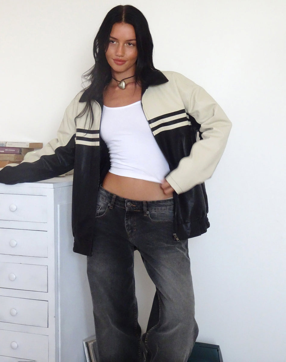 PU Black Jacket | Calista – motelrocks-com-us