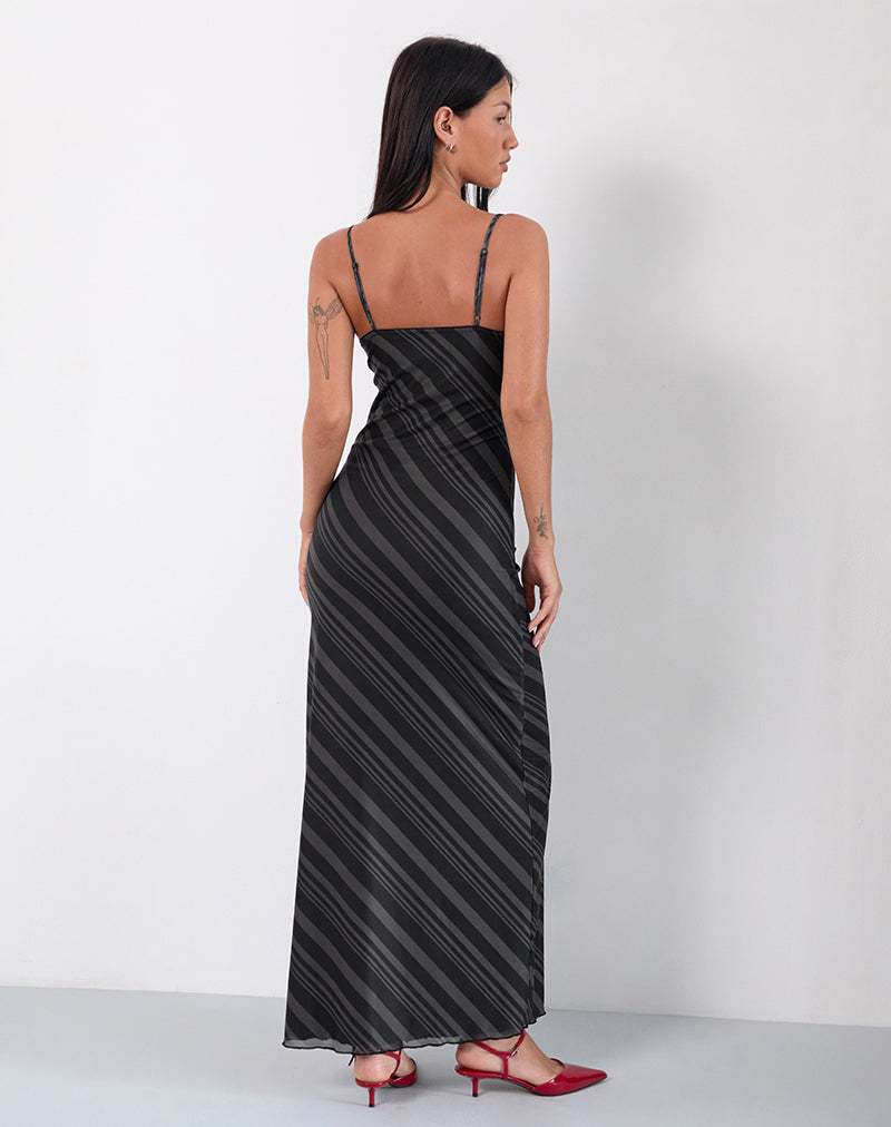 grey and black striped dress Maxi Fit Tailored to be Color:BORDEAUX custom_Heather's Prom Picks Raspberry / Custom Size