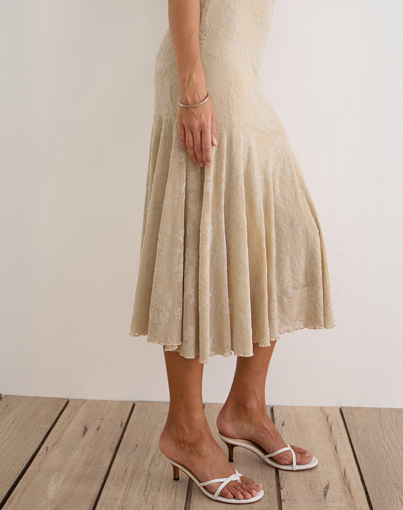 moss midi dress Disini Midi Dress in Moss Petal Coconut Milk , Bodycon
