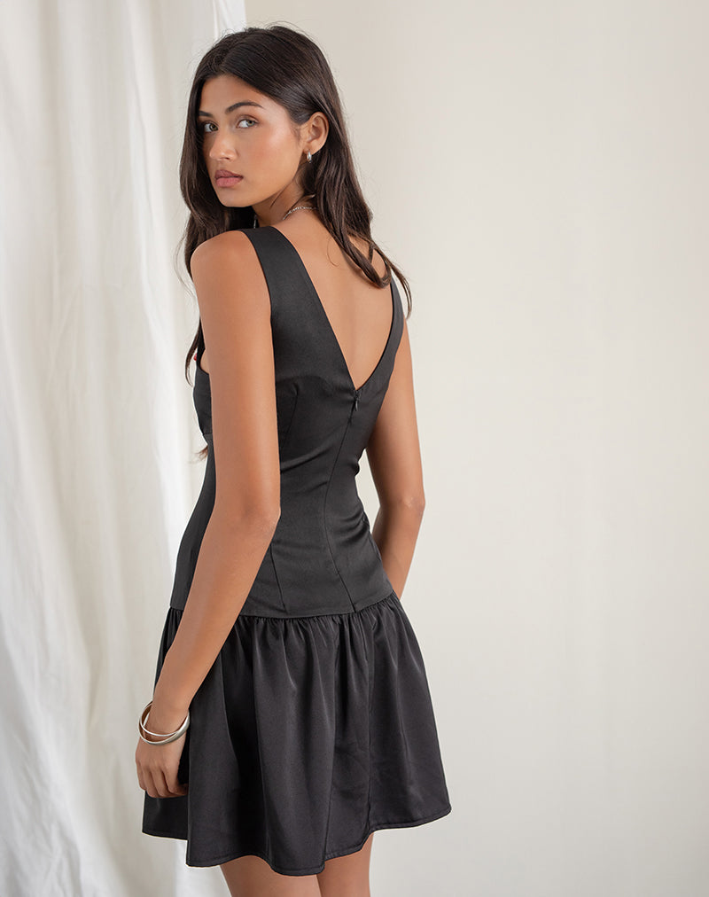 princess polly baby blue dress SHUSHU/TONG Off-the-shoulder gathered woven mini dress main image 1
