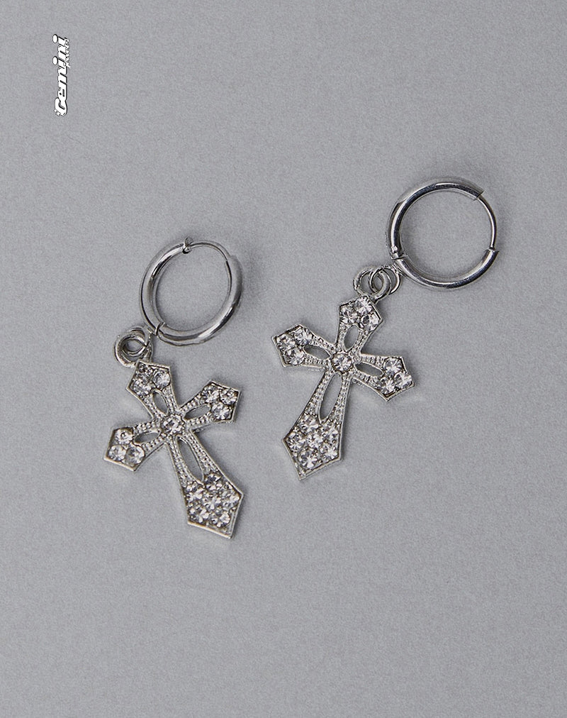 Cross Earrings  Gaia – motelrocks-com-us