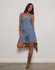 Image of Ganita Vest in Pinstripe Blue