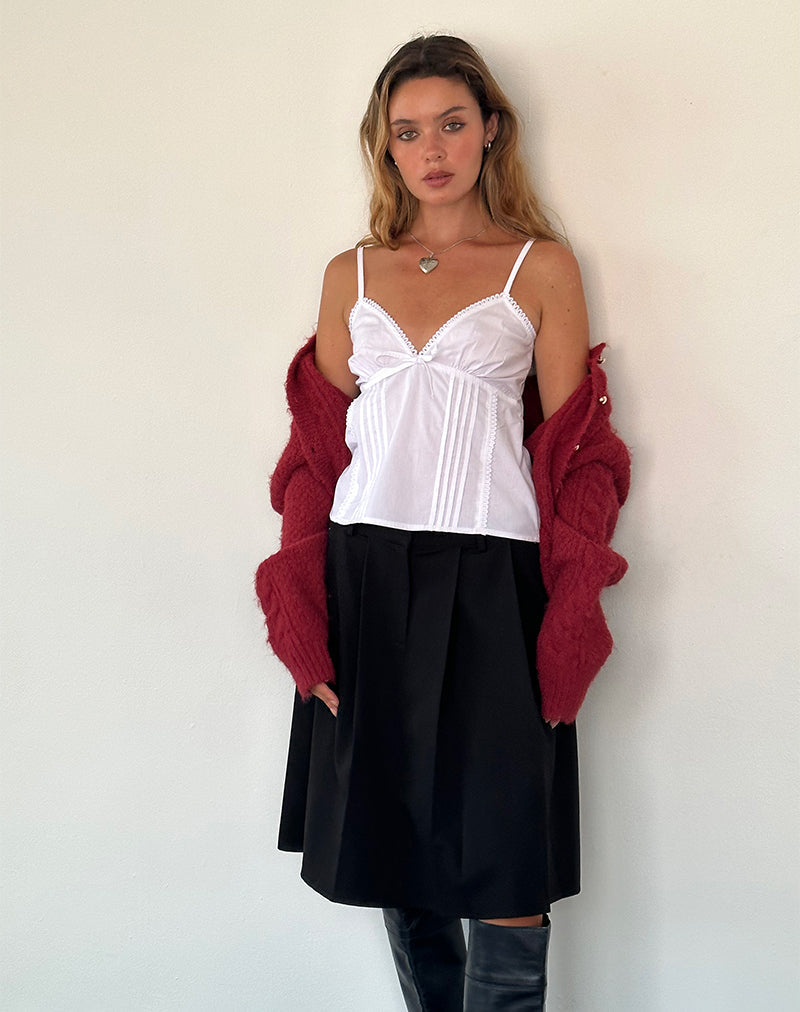 ハニーミーハニー Flower organdie camisole