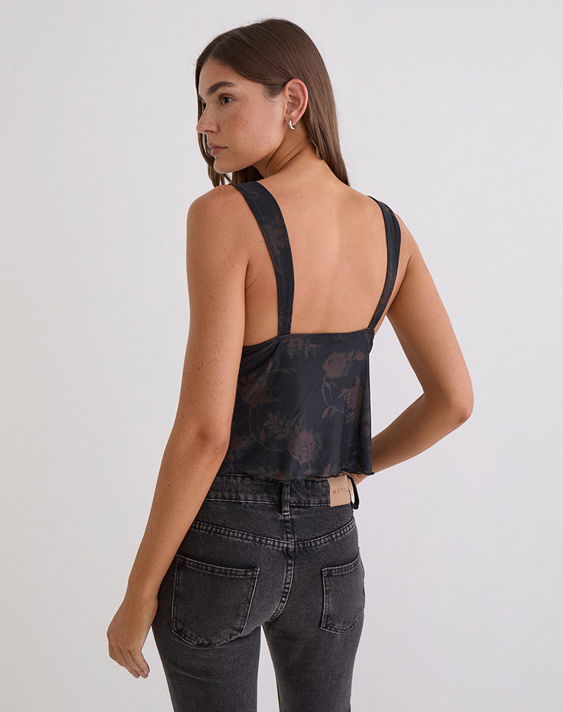 Dynamic Rose Cami Top | Khory – motelrocks-com-us