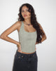 image of Kye Corset Top in Ash Grey