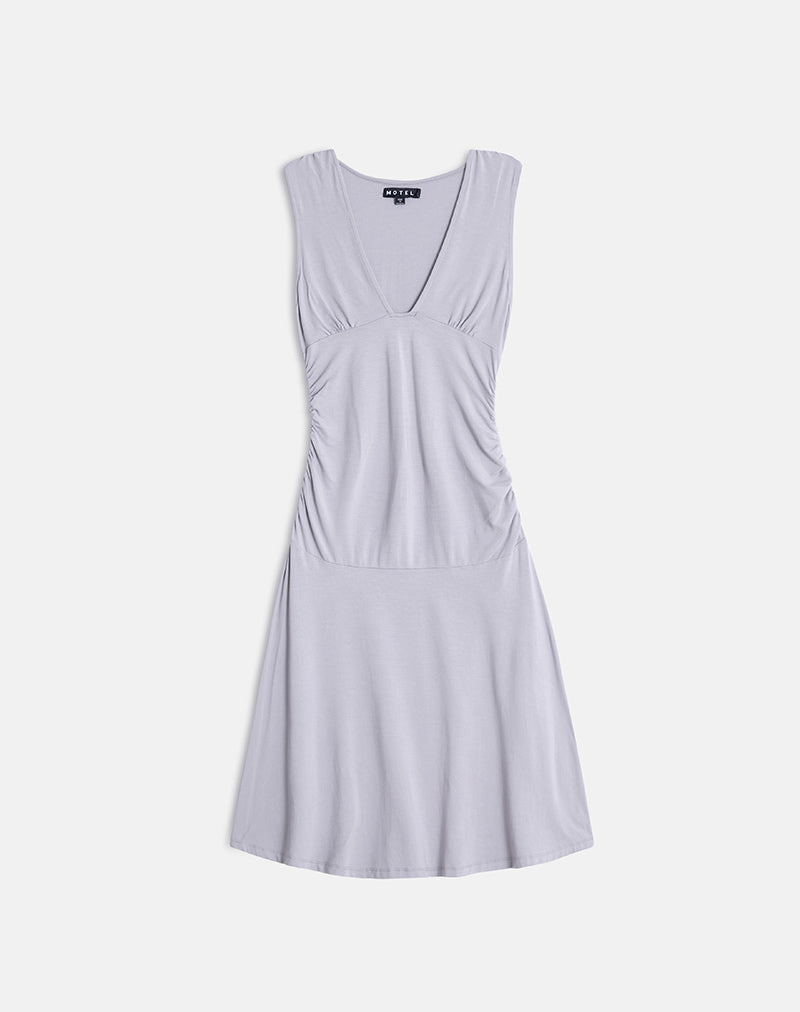 haggar grey dress pants Ever-Pretty Empire Waist Ruffles Sleeve V-Neck Midi Chiffon Semi Formal Dress Occasion Dress main image 1