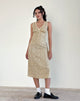 Image of Lavisha Midi Dress in Washed Ditsy