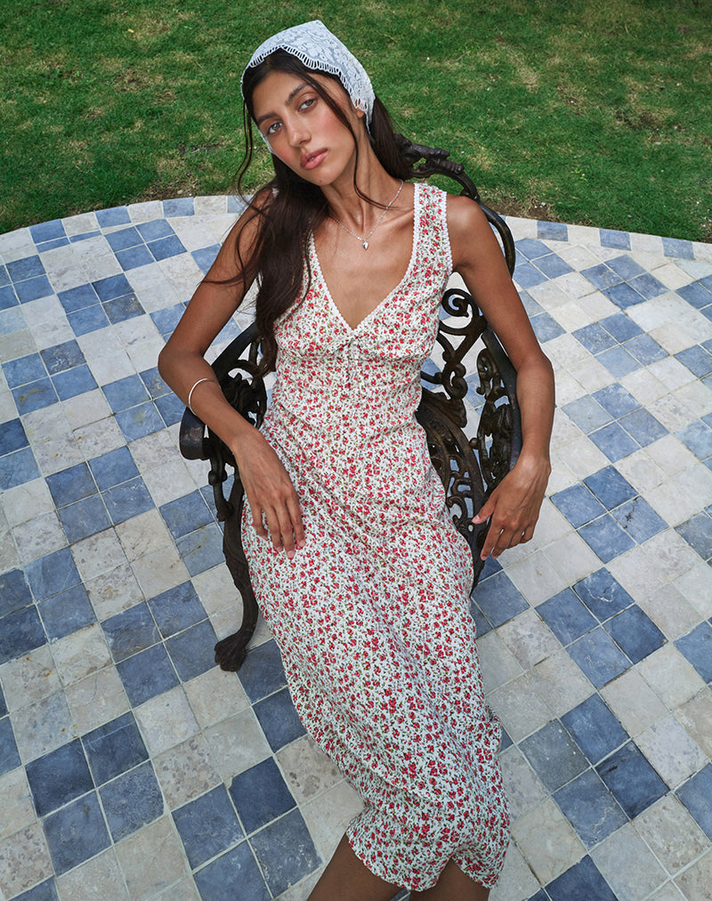 Lavisha Midi Dress in Pretty Ditsy Lavisha Midi Dress in Pretty Ditsy