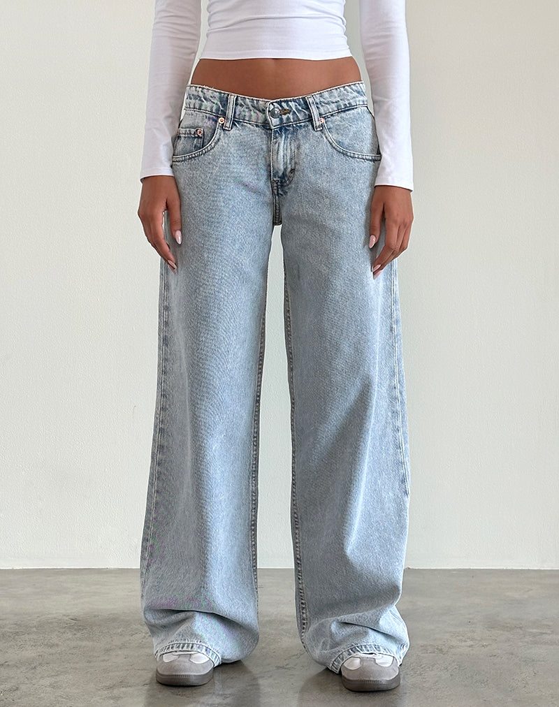 80s Light Blue Wash Low Rise Jeans Roomy motelrocks com us