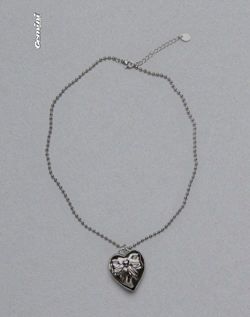 Image of Matilda Silver Heart Necklace