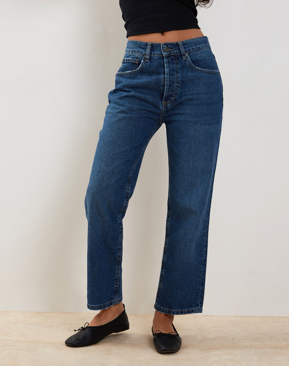 ボトムスその他 DEPARTMENT 5 Straight-leg Mouning dark blue jeans Department 5 Straight leg denim jeans - Blue | UP5082DF0042812
