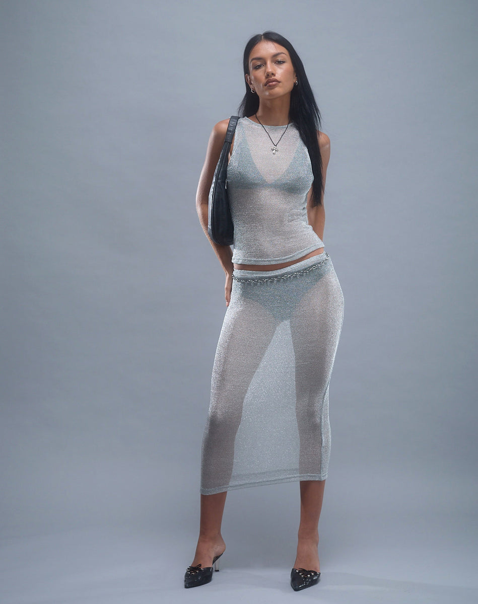motel rocks silver sequin dress Kimberly Open Back Mini Dress in Silver Sequin