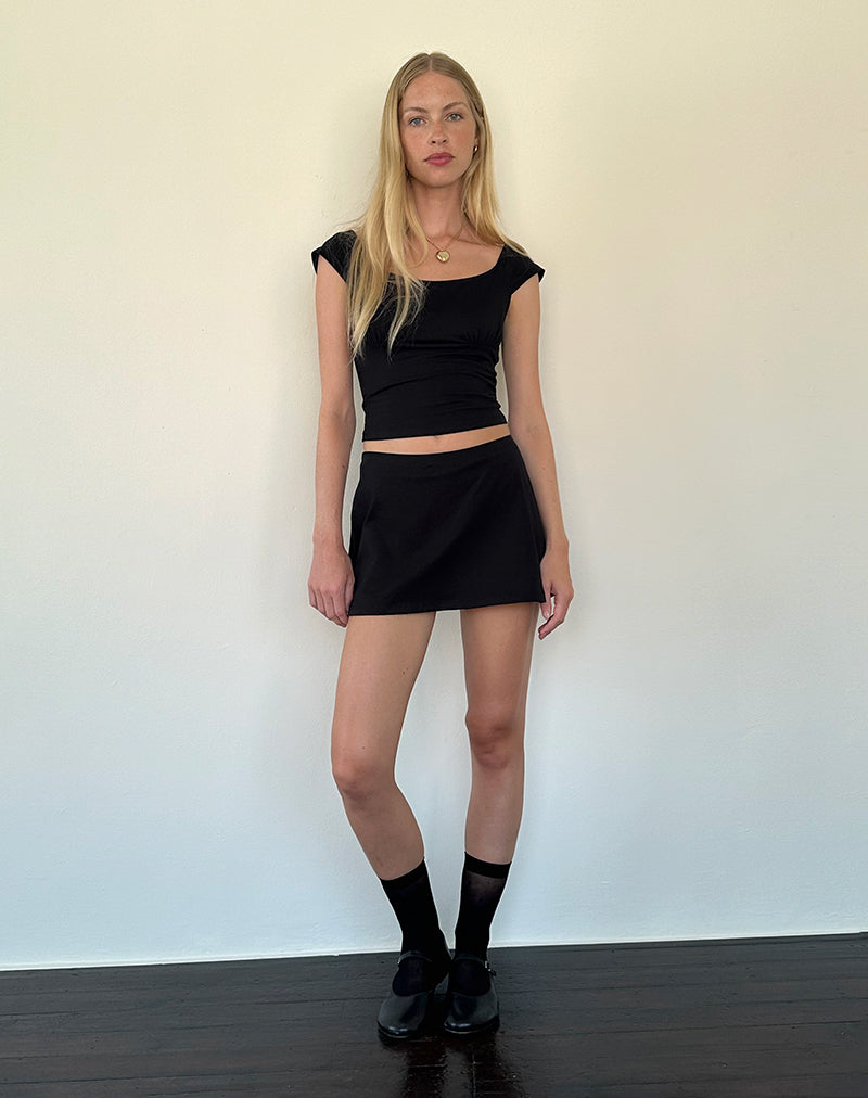 Buy Black A-Line Mini Skirt from Next USA
