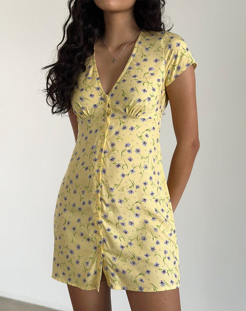 Lemon Drop Mini Dress