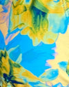 blue watercolour floral