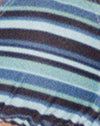 Stripe Blue with Brown Tie