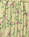 Paisley Yellow with Pink Binding