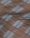 Green Blurred Check Dark Olive