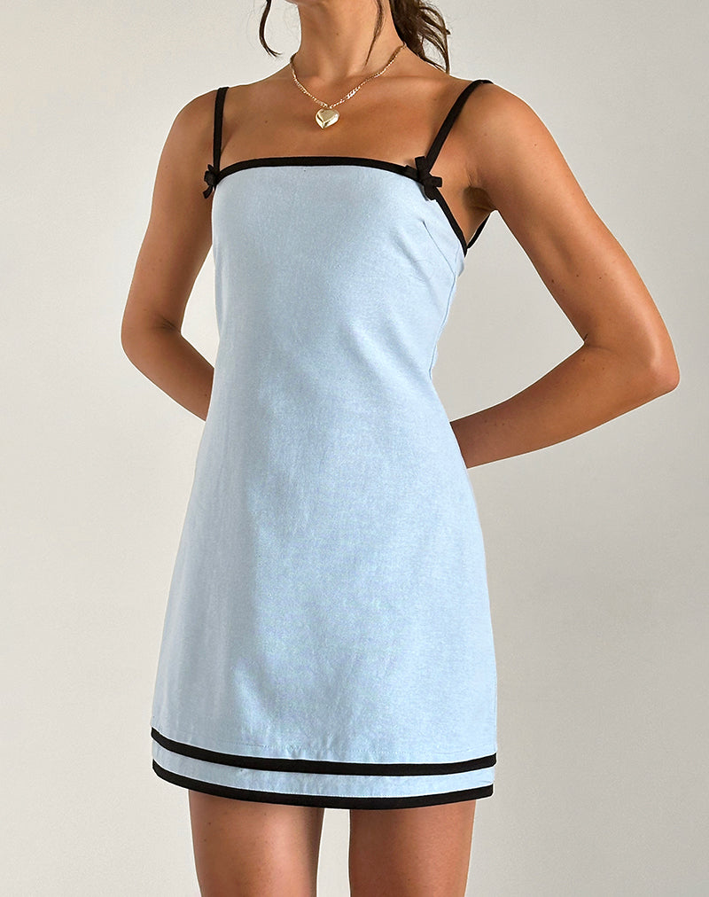 chinese dress ladies The Lucia: Linen Mini Dress M