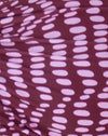 deep purple irregular polka