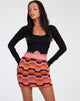 image of Riani Mini Skirt in Abstract Art Pink