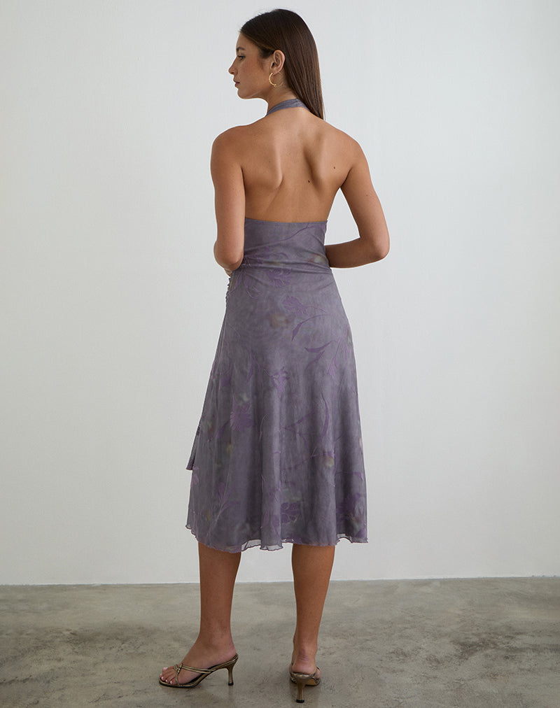 purple flare dress Jovani 09464 Purple Sweetheart Neck Fit and Flare Short Dress
