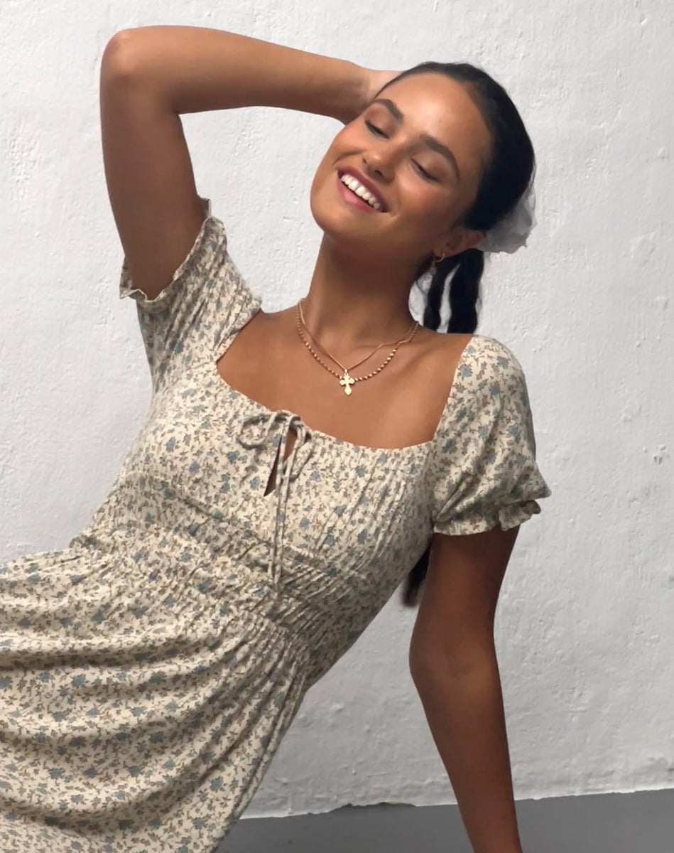 Harita Floral Ivory Mini