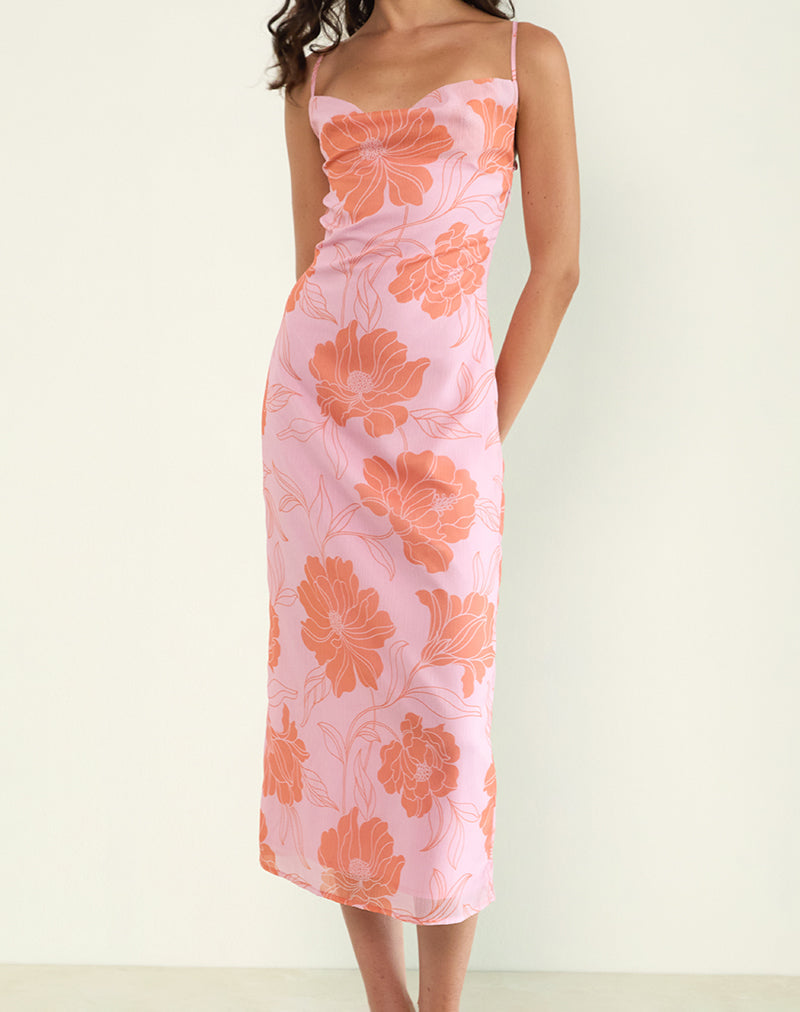 strapless open back dress Barbie Spice Dress | Pink Bodycon Dress main image 0