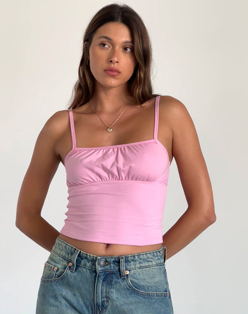 Flamingo Pink Cami Top | Sasya – motelrocks-com-us