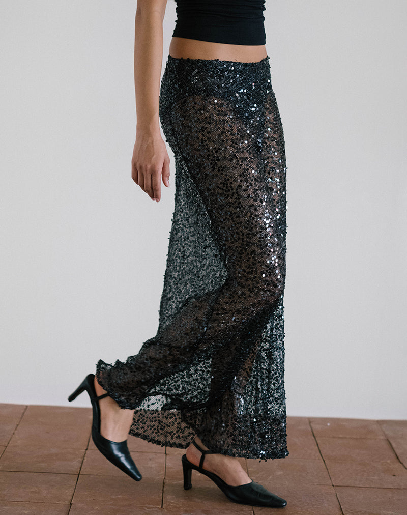 Express sequin maxi skirt best sale