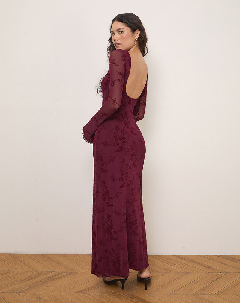 motel rocks red floral dress Motel darsih locked floral cami maxi dress in red
