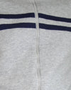 Light Grey with Navy Stripes