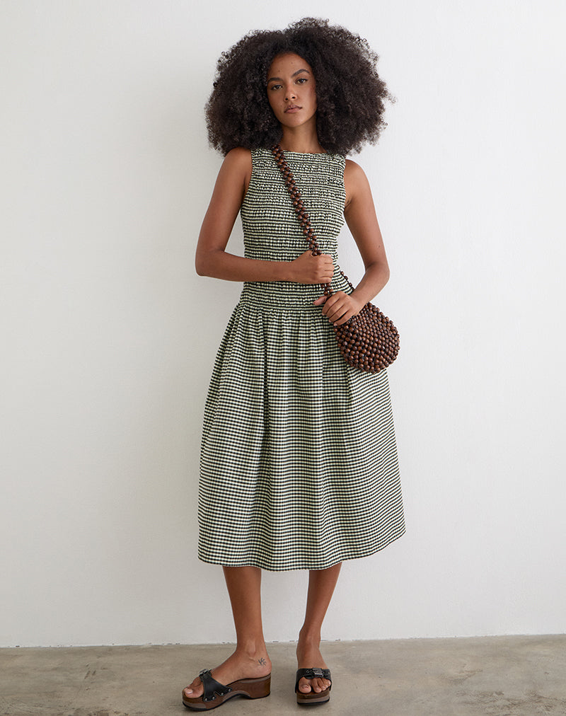 mini midi dress Girls Mini Jilly Sleeved Midi Dress | Putting Green