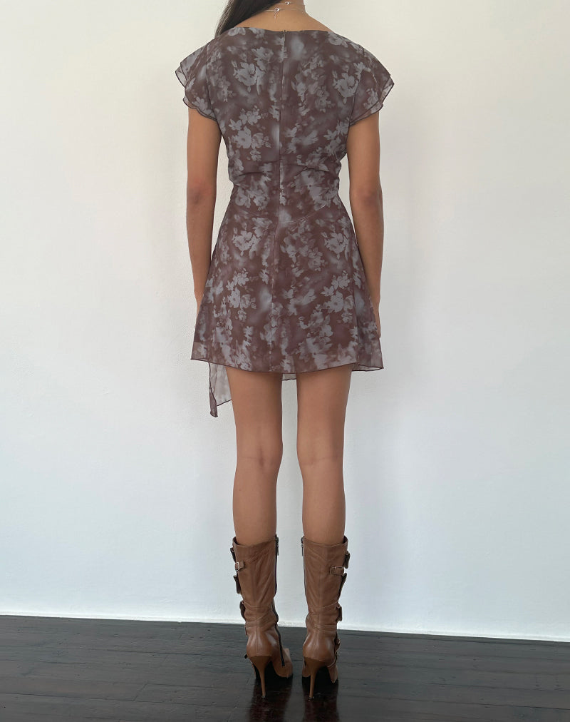 princess polly baby blue dress Urban Outfitters Rouge Sheer Lace Mini Dress main image 0