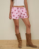 Image of Zhuri Short in Poplin Swirl Pink