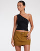 image of Ajeng Mini Skirt in Panama Chestnut