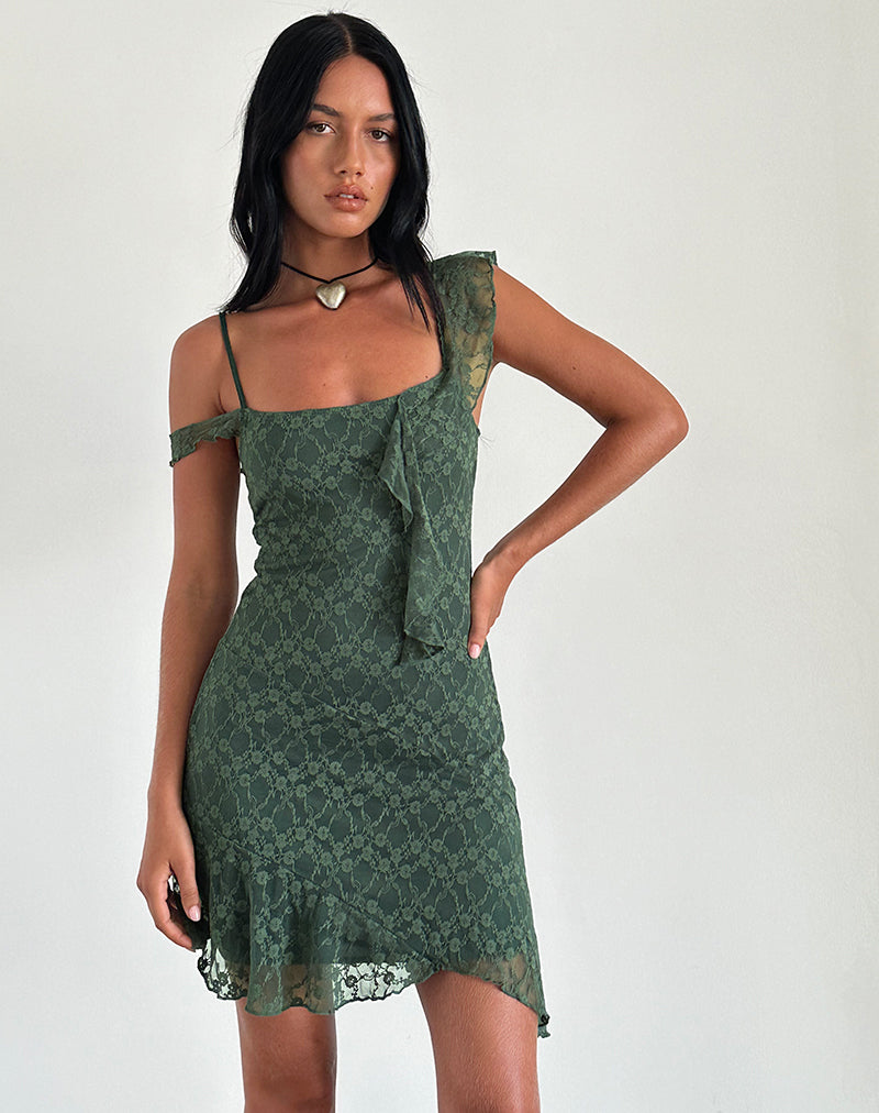 Sage Lace Dress