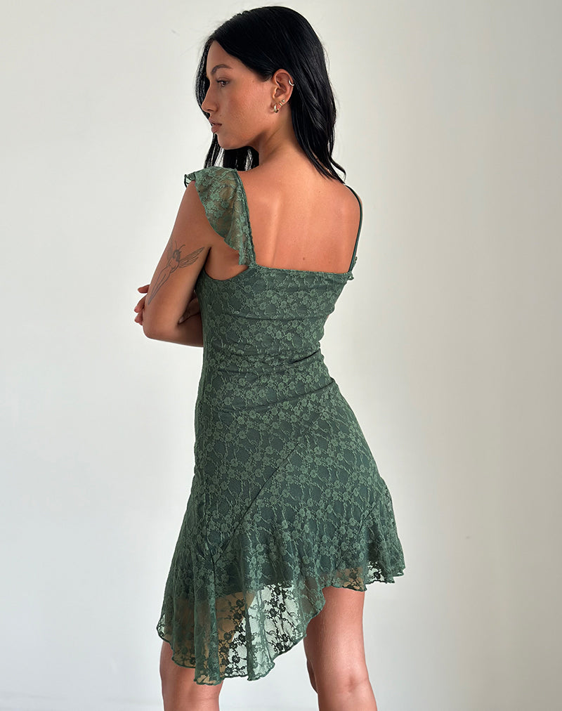 Sage Lace Dress