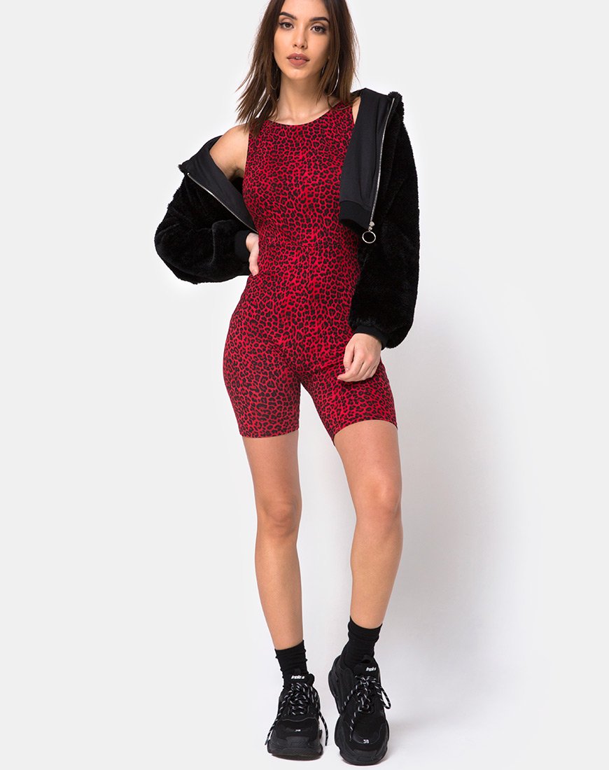 Image of Acro Unitard in Coloured Animal