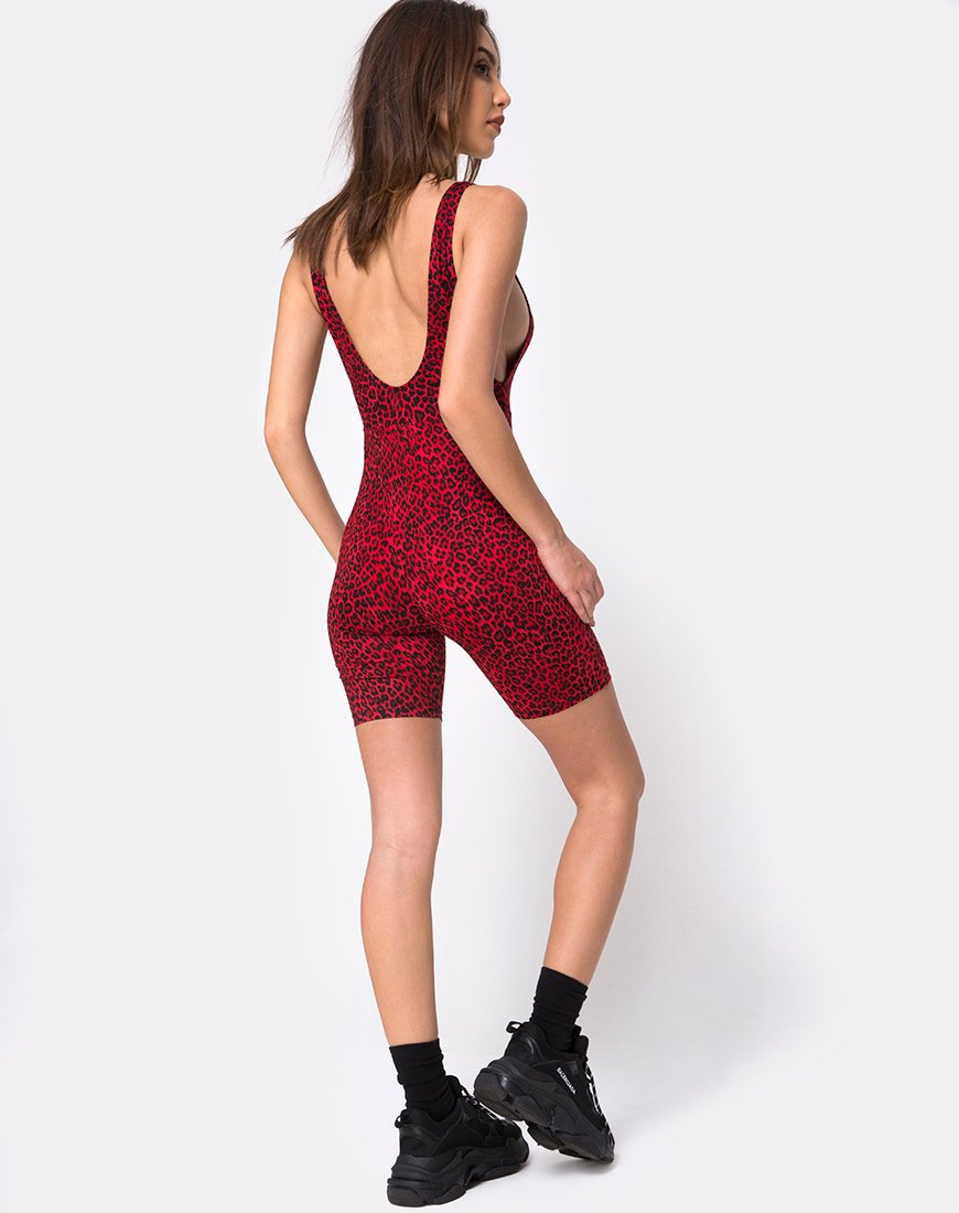 Image of Acro Unitard in Coloured Animal