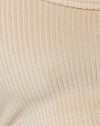 Velvet Rib Neutral Beige