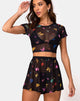 Image of Boris Short in Mesh Black Butterfly