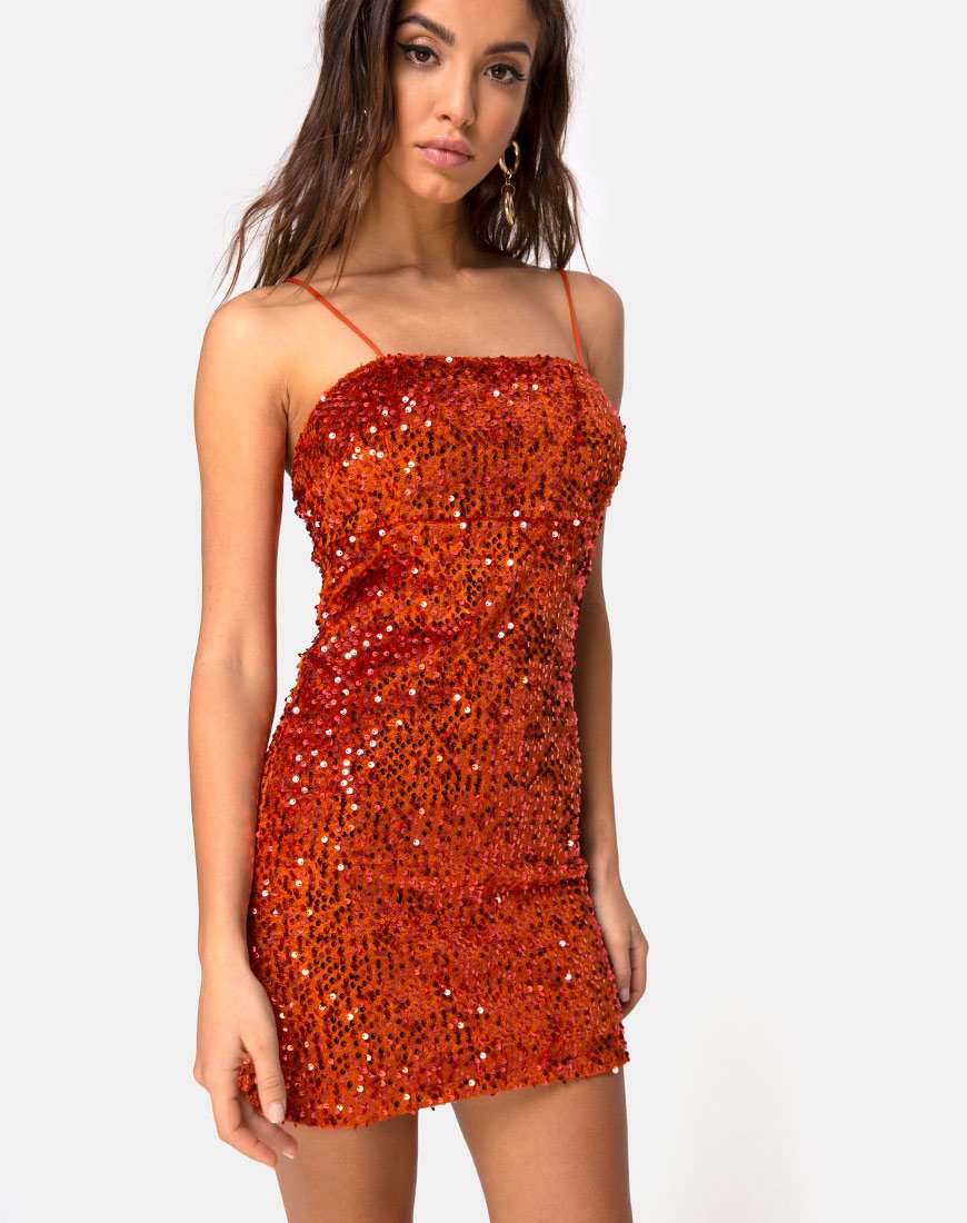 Velvet Rust Sequin Slip Dress | Cecile motelrocks-com-us Velvet Rust Sequin Slip Dress | Cecile motelrocks-com-us