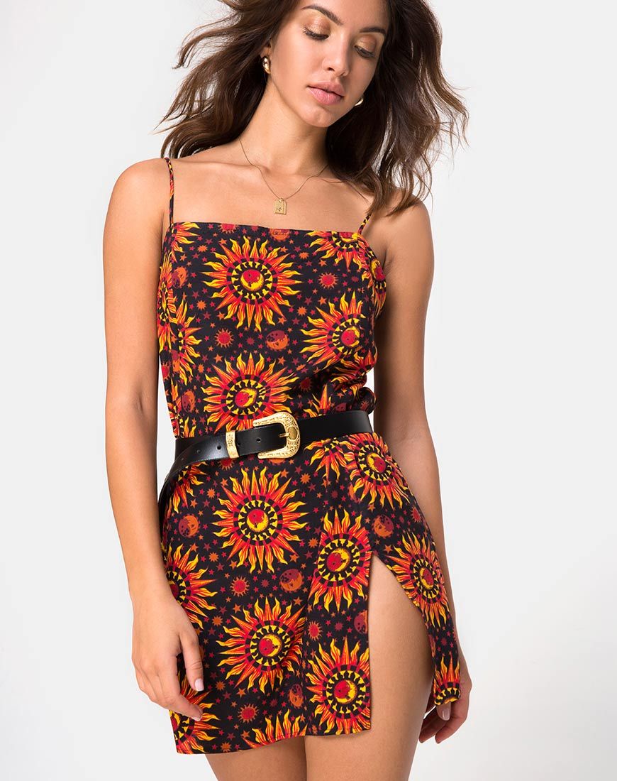 motel dress princess polly Datista Slip Dress in Hot Sun X Princess Polly