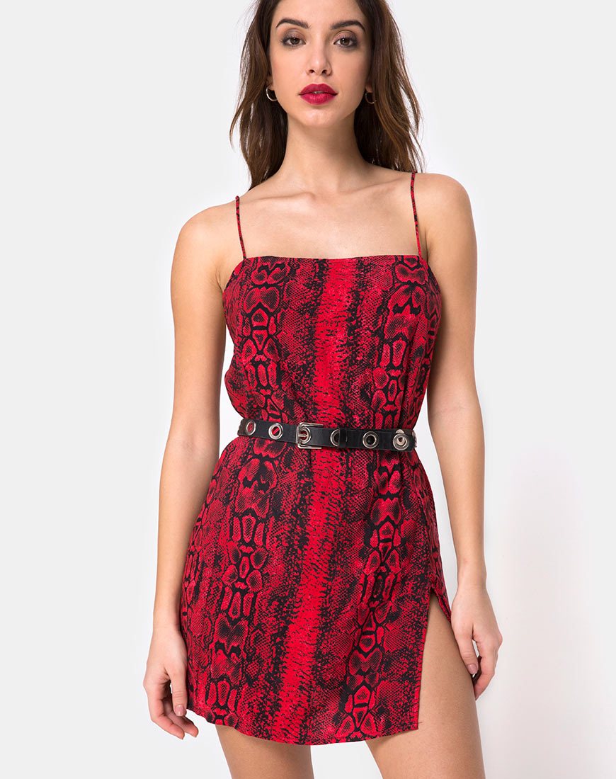red snake dress Red Snake Dress | Snakes Store Red / 6