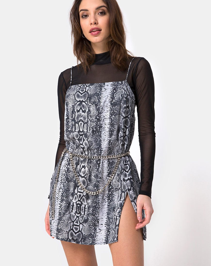 Datista Slip Dress in Snake – motelrocks-com-us